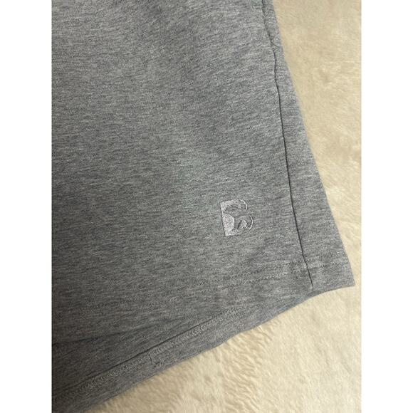 Bear Bottom Mens XXL Shorts Grey Cotton Blend Elastic Waist Drawstring Stretch - Picture 2 of 6